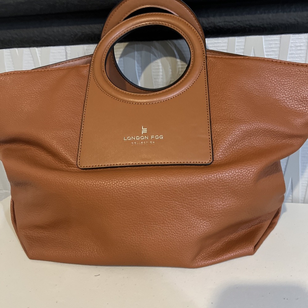 London Fog CAMEL COLOR Handbag/Purse/Tote #137646 LARGE